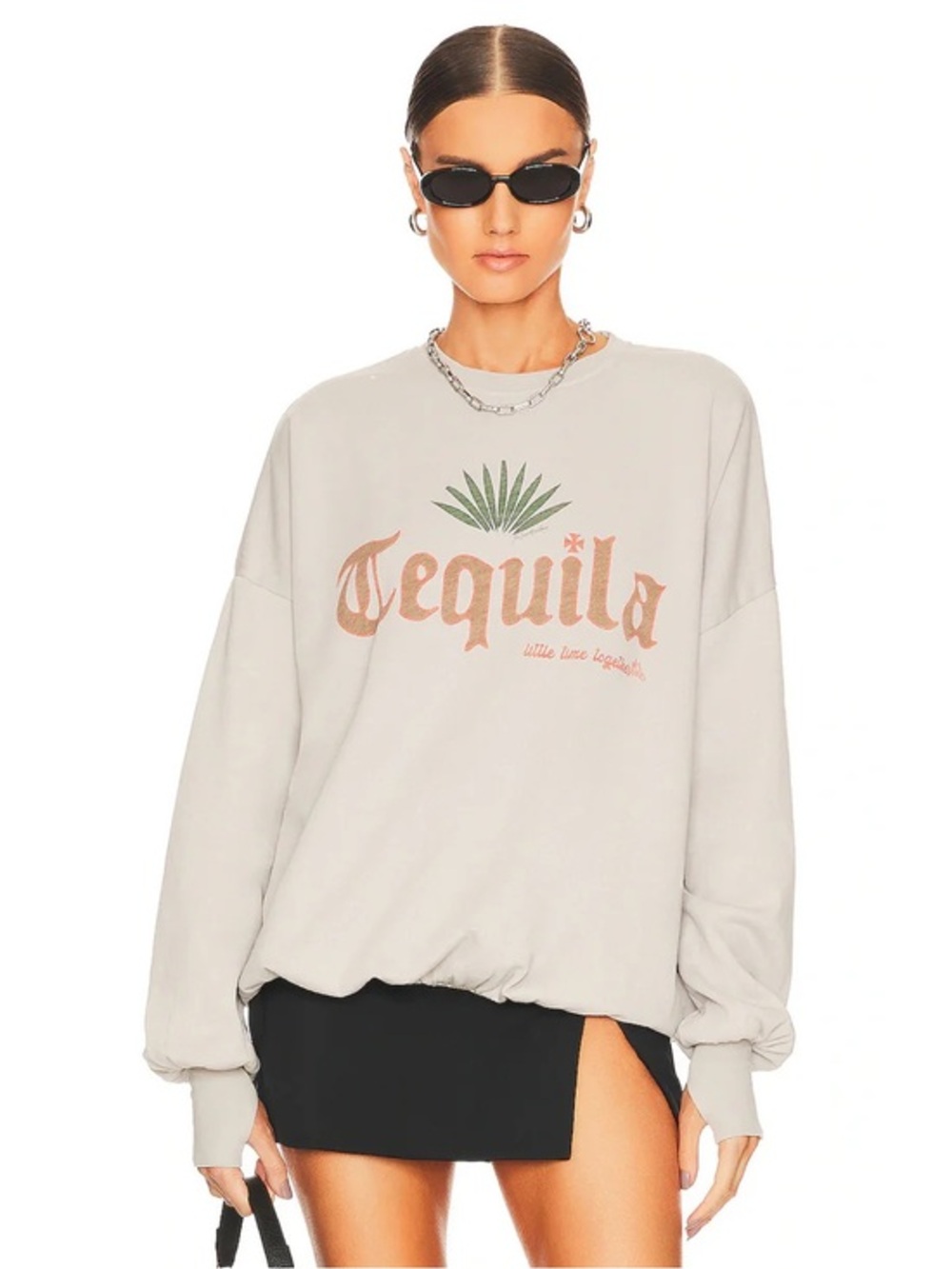 The Laundry Room Tequila - Jump Jumper - Star Dust Sweatshirt Oversized size XS